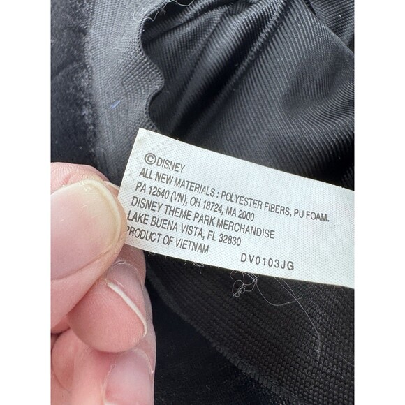 Disney Mickey Mouse Mad Hatter Hat Black White Adult Size Disneyland WDW - Picture 8 of 10